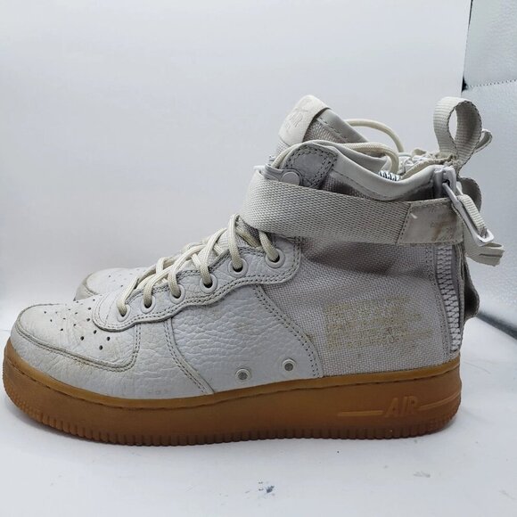 Nike Air Force 1 SF Mid Women's Shoes Vast Grey Size 8 AA3966-005 - Picture 3 of 8